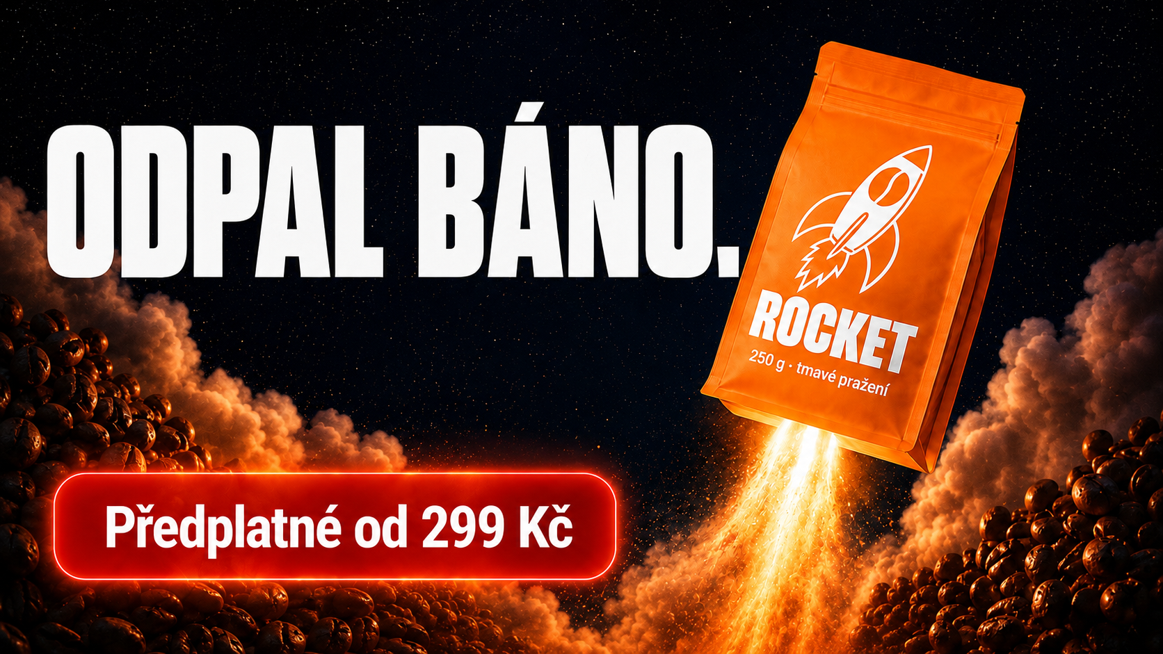 Reklama Roastero v malém formátu pro pravý sloupec