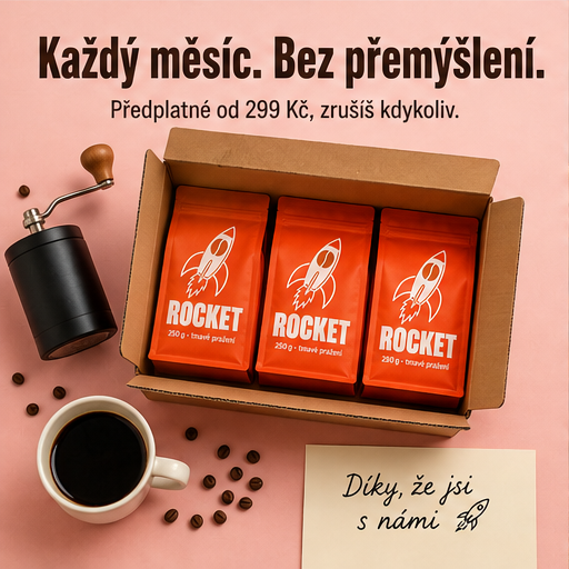 Odmítnutý koncept reklamy Roastero